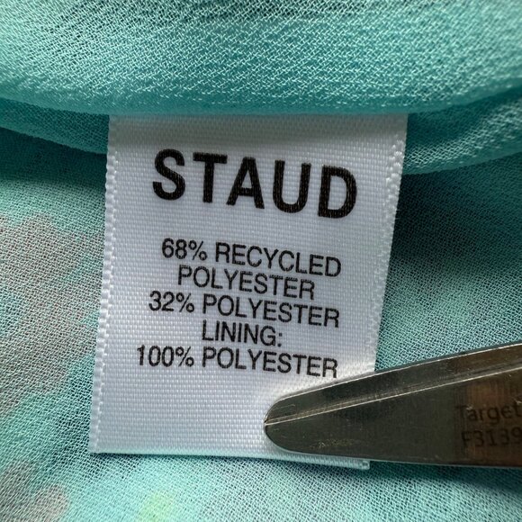 Staud Rainbow Floral Milla Mini Dress - Picture 8 of 16